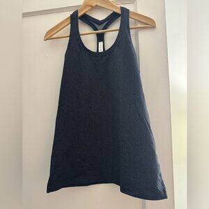 Lululemon Athletica Navy Polka Dot Tank Top